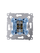Przycisk roletowy (mechanizm) 10A, 250V~, szybkozłącza KONTAKT SIMON SZP1M
