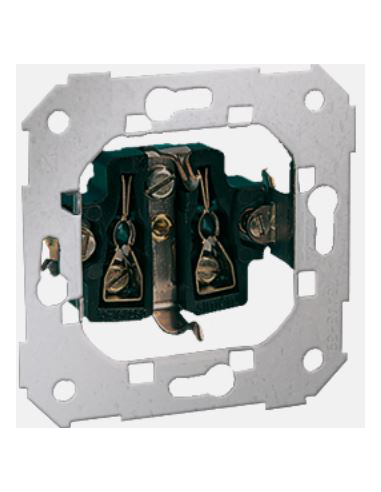 Gniazdo wtyczkowe z uziemieniem typu Schuko (mechanizm), 16A, 250V~, szybkozłącza KONTAKT SIMON 75464-39