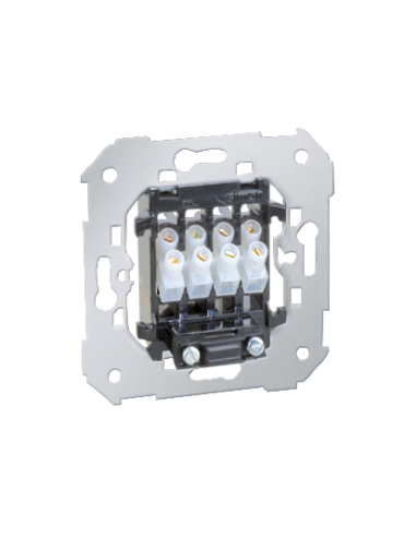 Gniazdo głośnikowe 4x2,5mm²/ Wypust kablowy 380V~ (mechanizm) KONTAKT SIMON 75801-39