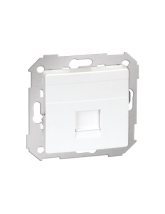 Pokrywa 1x gniazdo RJ45, płaska z żaluzją (moduł) biały KONTAKT SIMON 82005-30