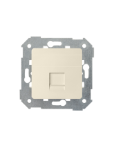 Pokrywa 1x gniazdo RJ45, płaska z żaluzją (moduł) kremowy *Do wyczerpania stanów magazynowych KONTAKT SIMON 82005-31
