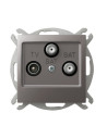 Gniazdo RTV-SAT z dwoma wyjściami SAT TYTAN IMPRESJA