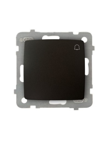 Łącznik zwierny "dzwonek" CZEKOLADOWY METALIK KARO