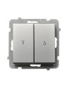 Łącznik żaluzjowy z blokadą mechaniczną SREBRO MAT SONATA