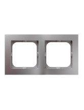 Ramka podwójna SREBRO AS