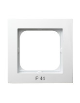 Ramka pojedyncza do łączników IP-44 BIAŁY AS