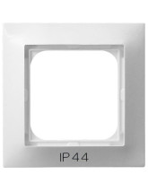Ramka pojedyncza do łączników IP-44 BIAŁY IMPRESJA