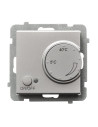 Regulator temperatury z czujnikiem napowietrznym SREBRO MAT SONATA