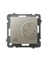 Regulator temperatury z czujnikiem napowietrznym ECRU PERŁOWY KARO