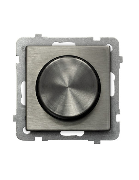 Ściemniacz uniwersalny do obciążenia żarowego, halogenowego oraz LED STAL INOX SONATA STAL INOX