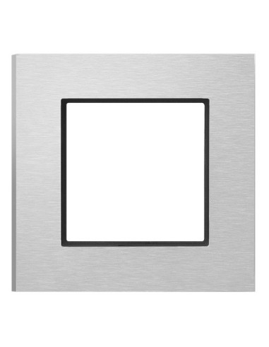 Ramka pojedyncza SZCZOTKOWANE ALUMINIUM ARIA
